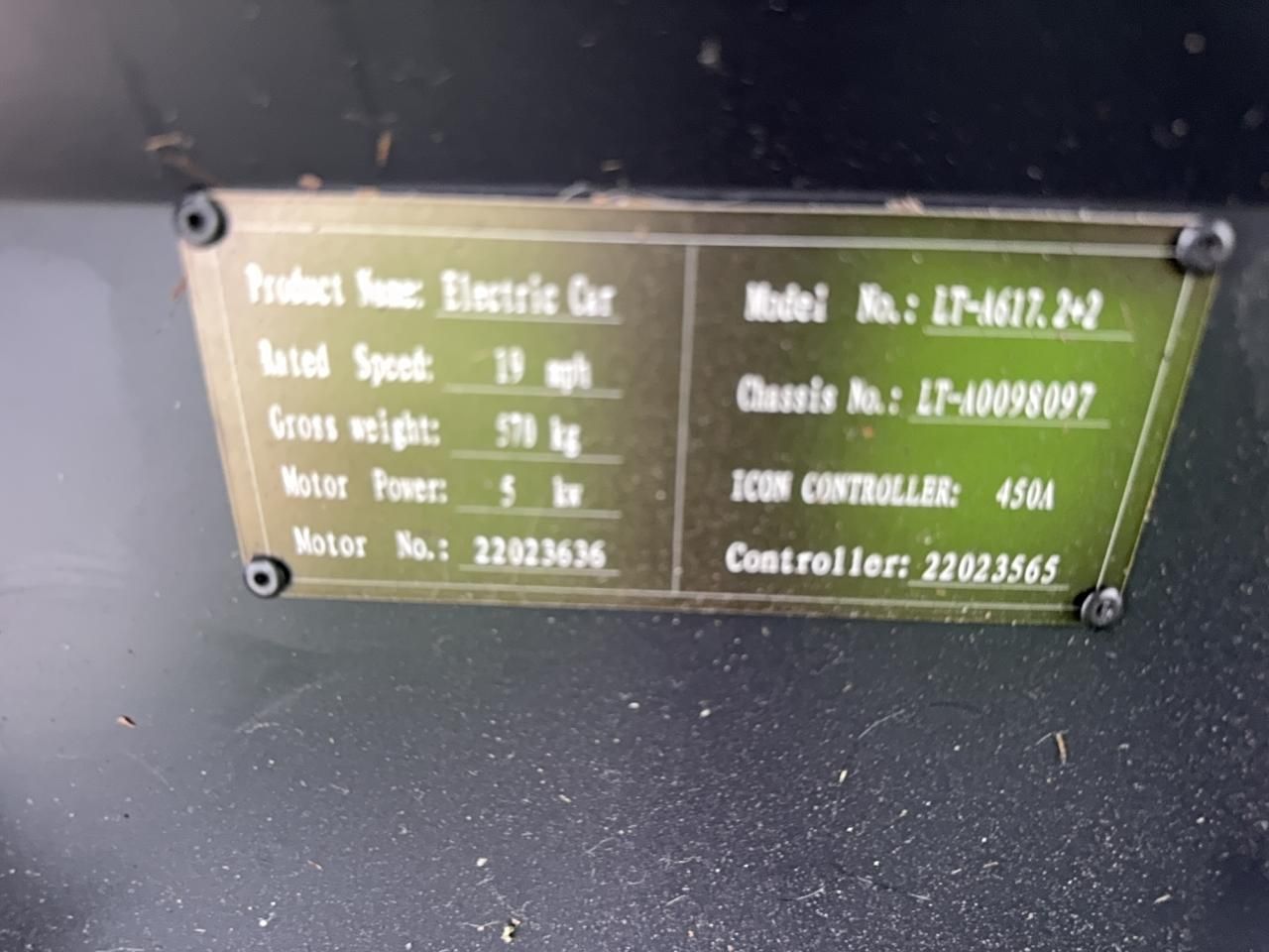 2022 ICON I40 Golf Cart - Image 10